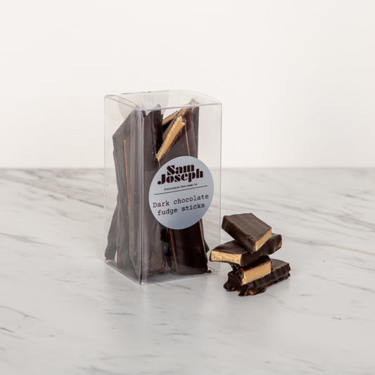 Dark chocolate fudge sticks | Sam Joseph Chocolates | Luxury Chocolates Online