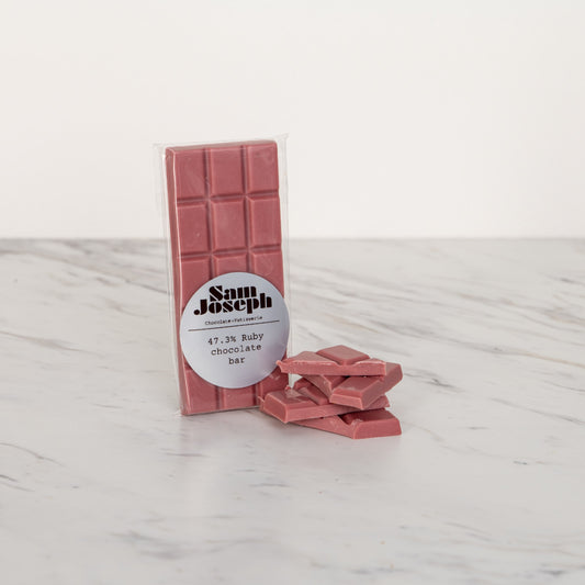 Ruby chocolate bar | Sam Joseph Chocolates | Luxury Chocolates Online