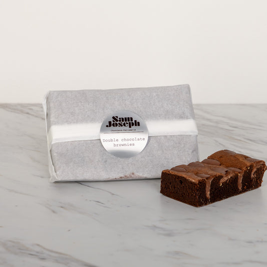 Double chocolate brownies | Sam Joseph Chocolates | Luxury Chocolates Online