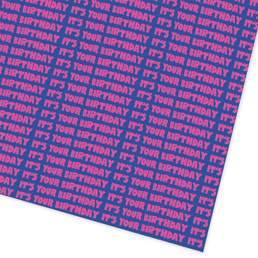 It's Your Birthday gift wrap