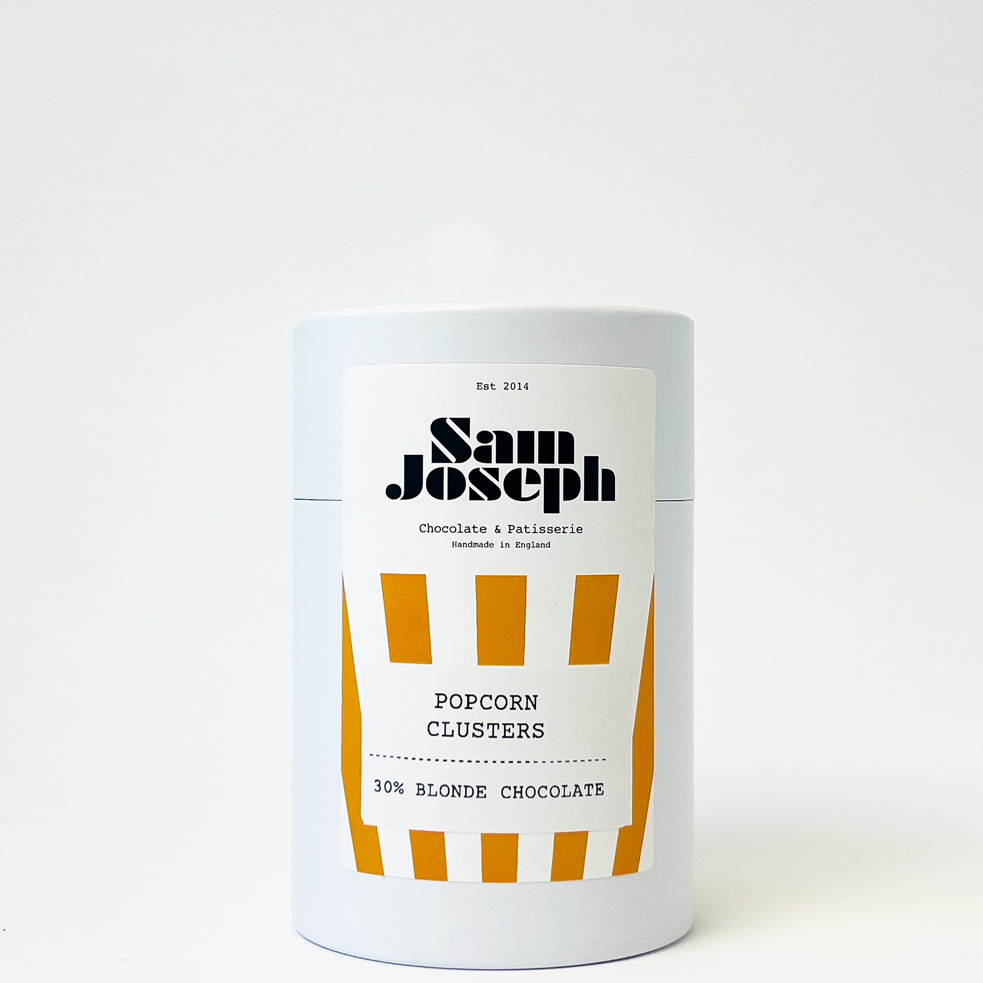 Blonde chocolate popcorn clusters | Sam Joseph Chocolates | Luxury Chocolates Online  Sam Joseph Chocolates