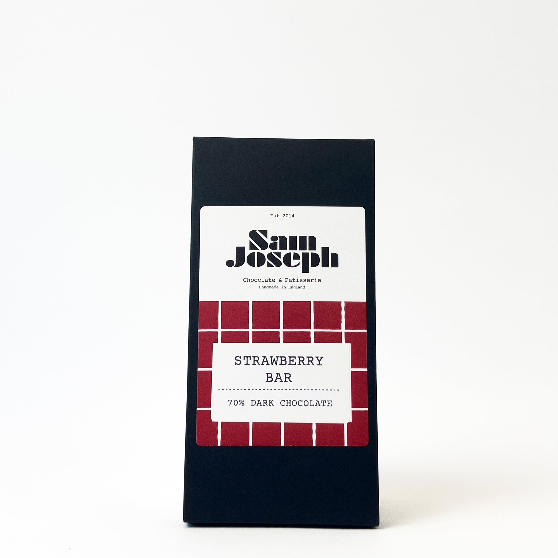 Strawberries and dark chocolate bar | Sam Joseph Chocolates | Luxury Chocolates Online  Sam Joseph Chocolates