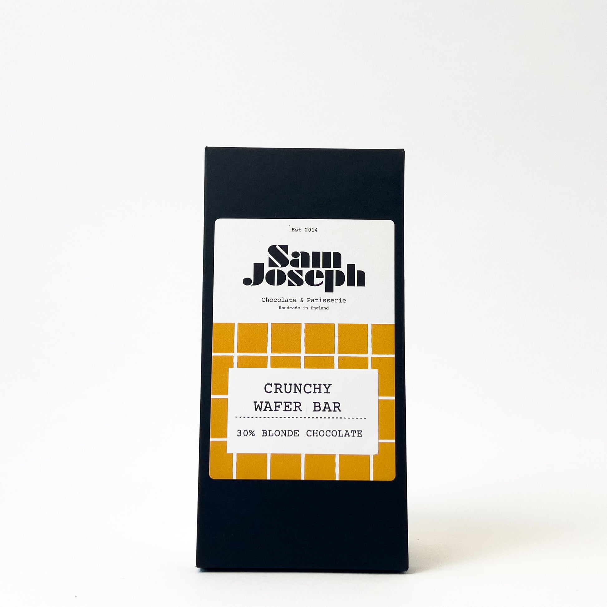 Crunchy blonde chocolate bar | Sam Joseph Chocolates | Luxury Chocolates Online  Sam Joseph Chocolates