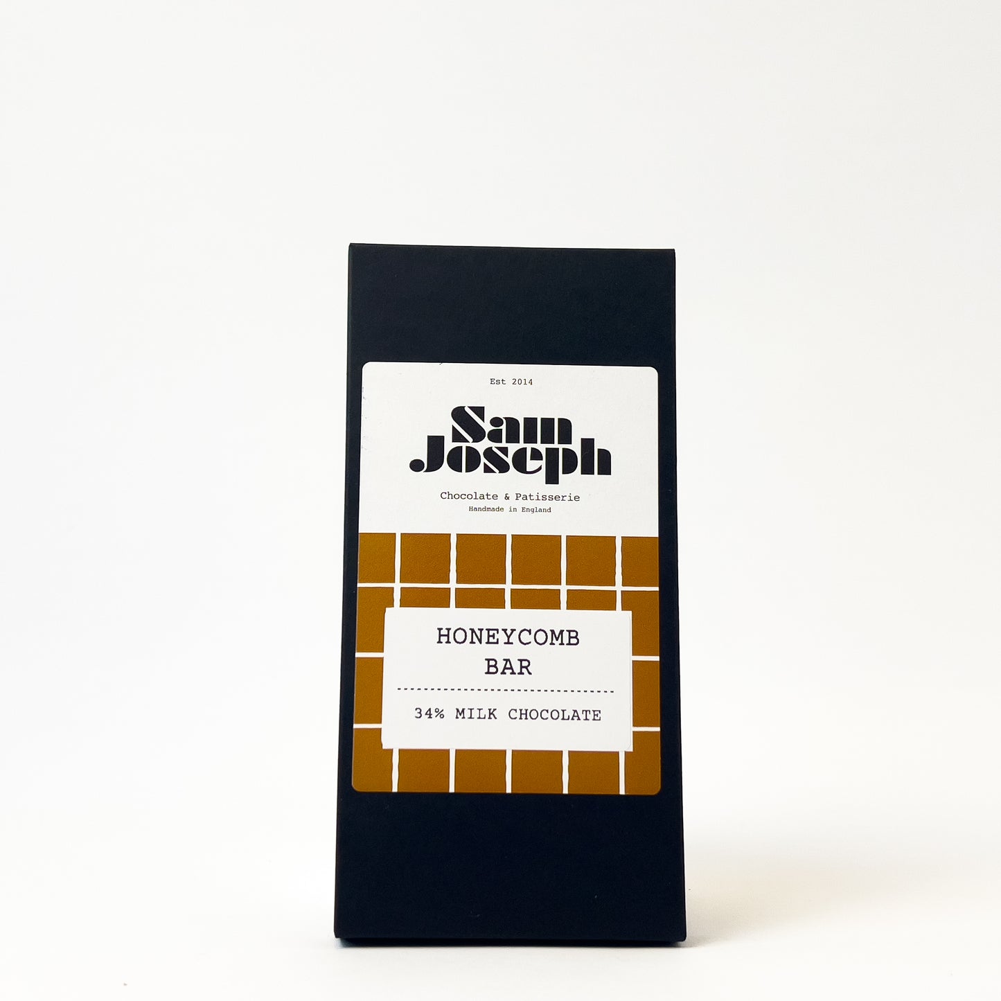 Honeycomb and milk chocolate bar | Sam Joseph Chocolates | Luxury Chocolates Online Sam Joseph Chocolates