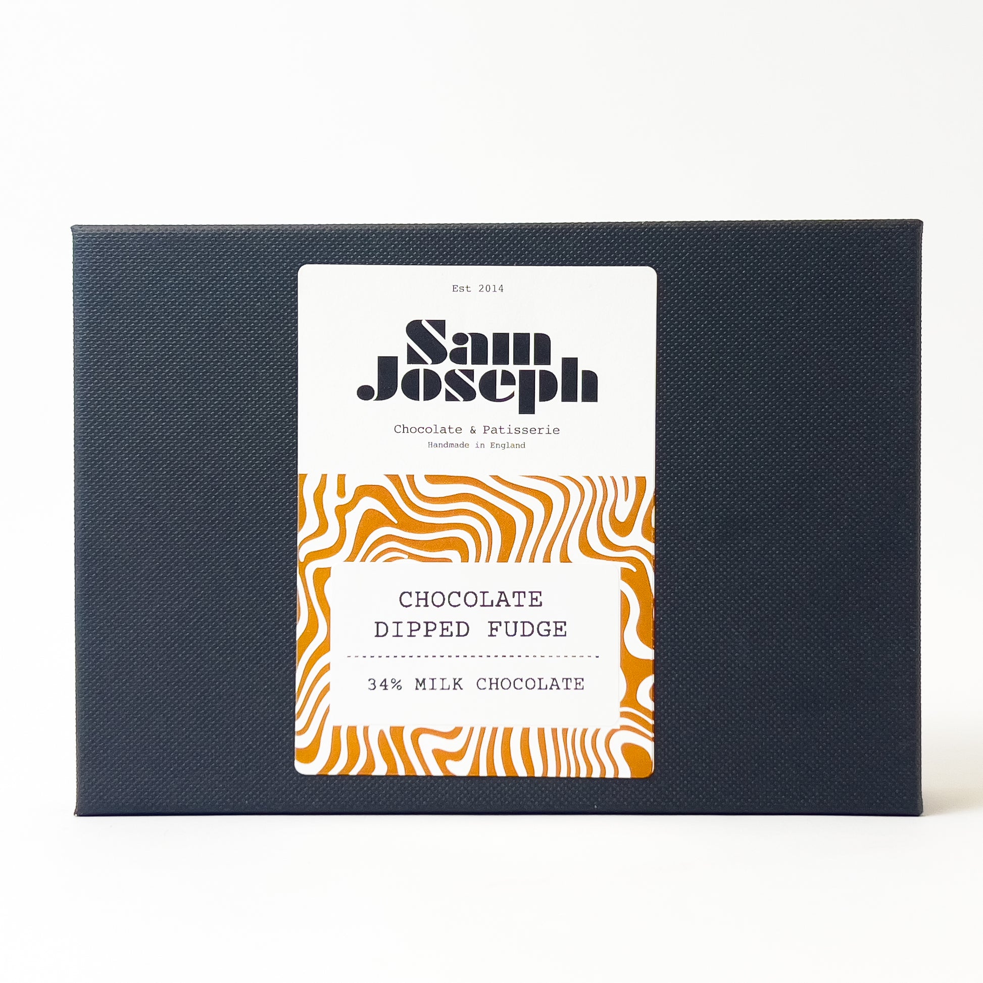 34% Milk chocolate dipped fudge | Sam Joseph Chocolates | Luxury Chocolates Online  Sam Joseph Chocolates