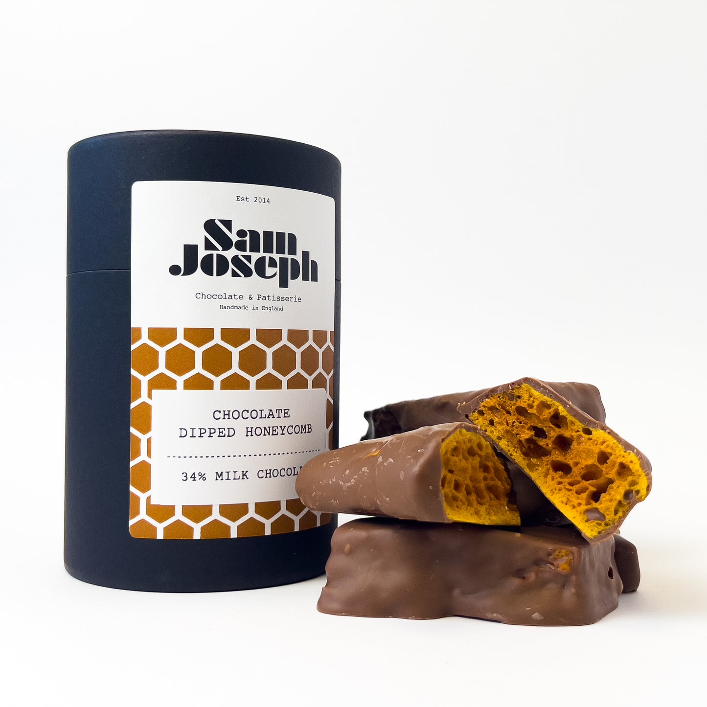 Milk chocolate honeycomb | Sam Joseph Chocolates | Luxury Chocolates Online Sam Joseph Chocolates