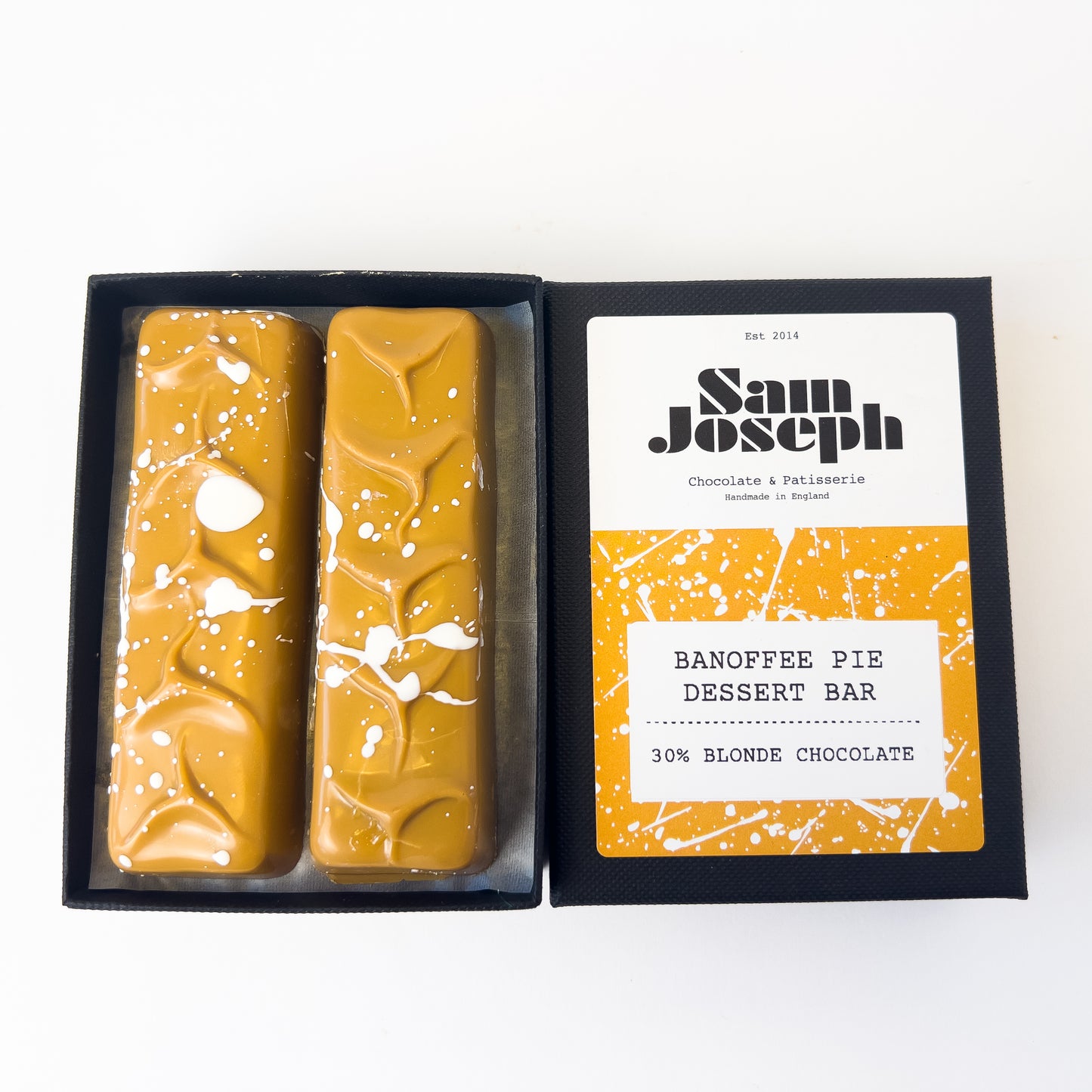 Banoffee pie dessert bars | Sam Joseph Chocolates | Luxury Chocolates Online  Sam Joseph Chocolates