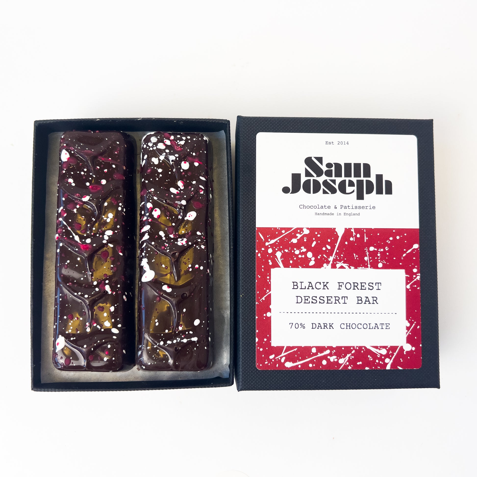 Black forest bars | Sam Joseph Chocolates | Luxury Chocolates Online  Sam Joseph Chocolates
