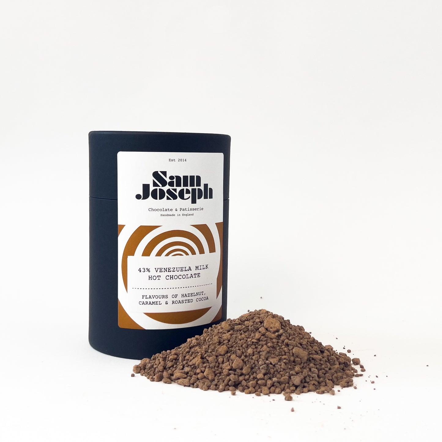 43% Venezuela milk hot chocolate | Sam Joseph Chocolates | Luxury Chocolates Online Sam Joseph Chocolates