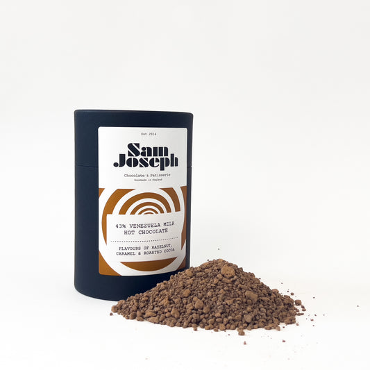 43% Venezuela milk hot chocolate | Sam Joseph Chocolates | Luxury Chocolates Online  Sam Joseph Chocolates