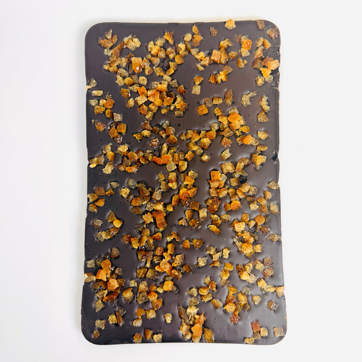 Candied orange & dark chocolate slab