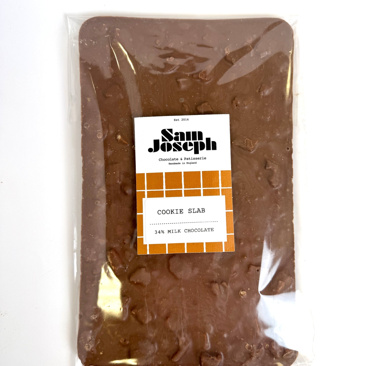 Cookies & milk chocolate slab