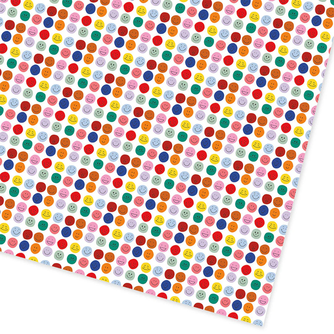 Smiley Face gift wrap