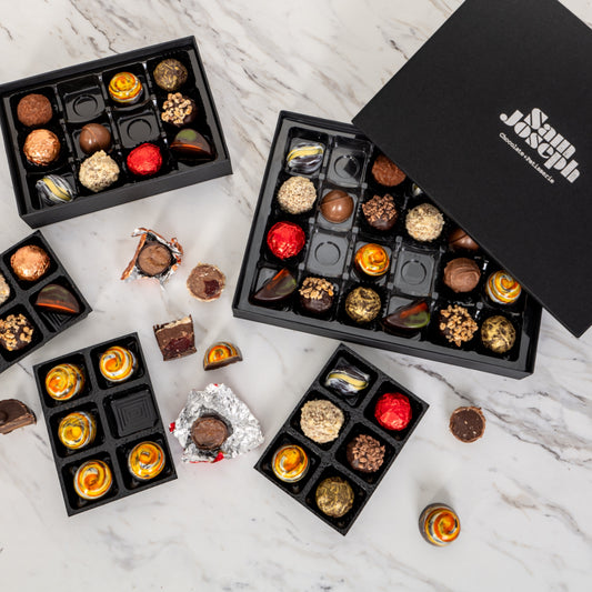 Dark chocolate truffle selection | Sam Joseph Chocolates | Luxury Chocolates Online