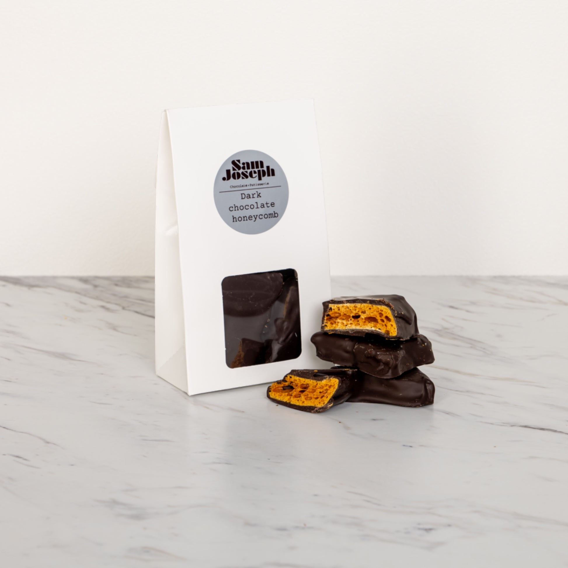 Dark chocolate honeycomb | Sam Joseph Chocolates | Luxury Chocolates Online