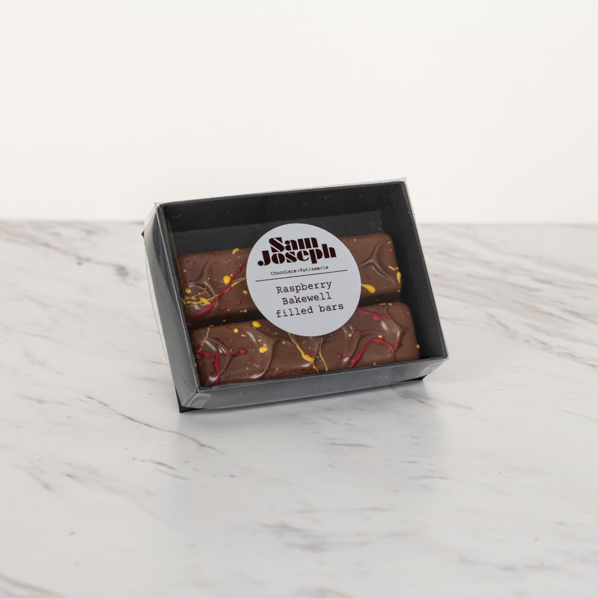 Raspberry Bakewell bars | Sam Joseph Chocolates | Luxury Chocolates Online