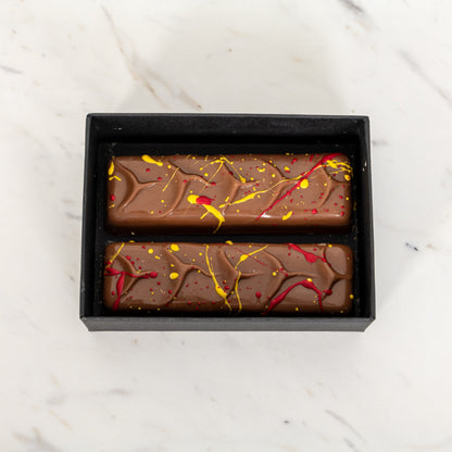 Raspberry Bakewell bars | Sam Joseph Chocolates | Luxury Chocolates Online