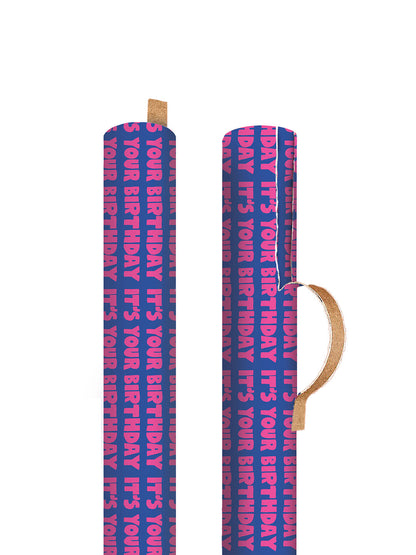 It's Your Birthday gift wrap