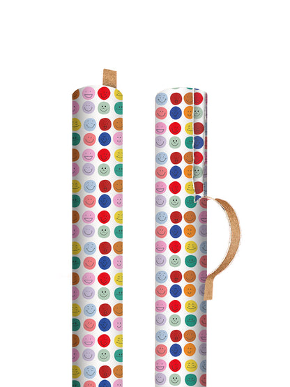 Smiley Face gift wrap