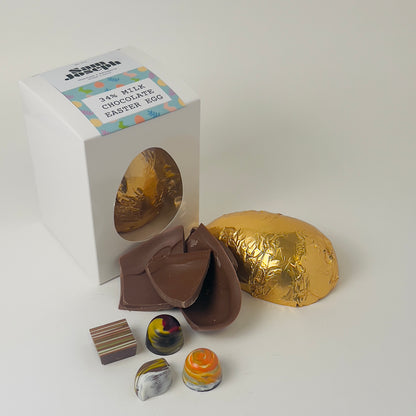 34% Milk chocolate easter egg with chocolates