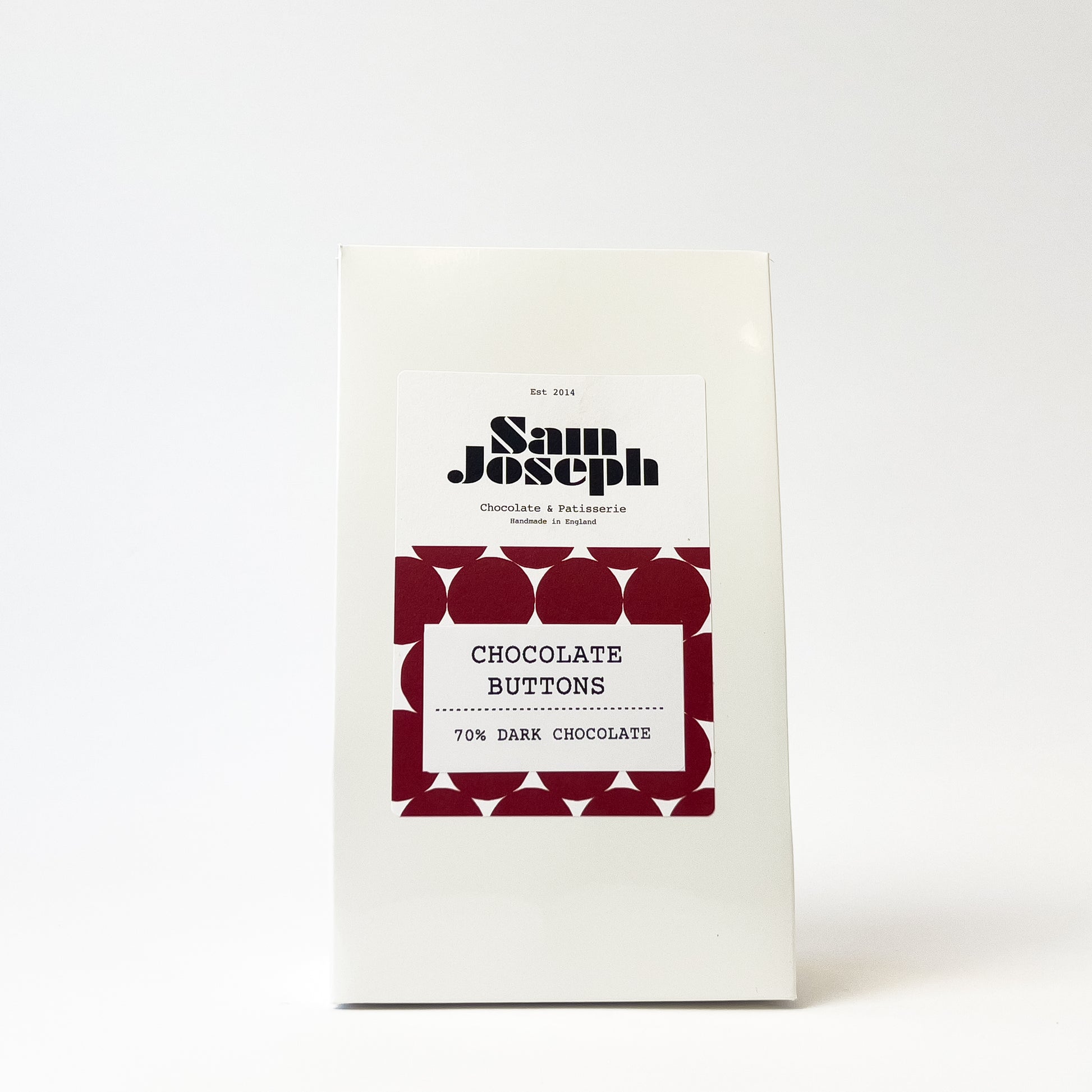 70% Dark chocolate buttons | Sam Joseph Chocolates | Luxury Chocolates Online  Sam Joseph Chocolates