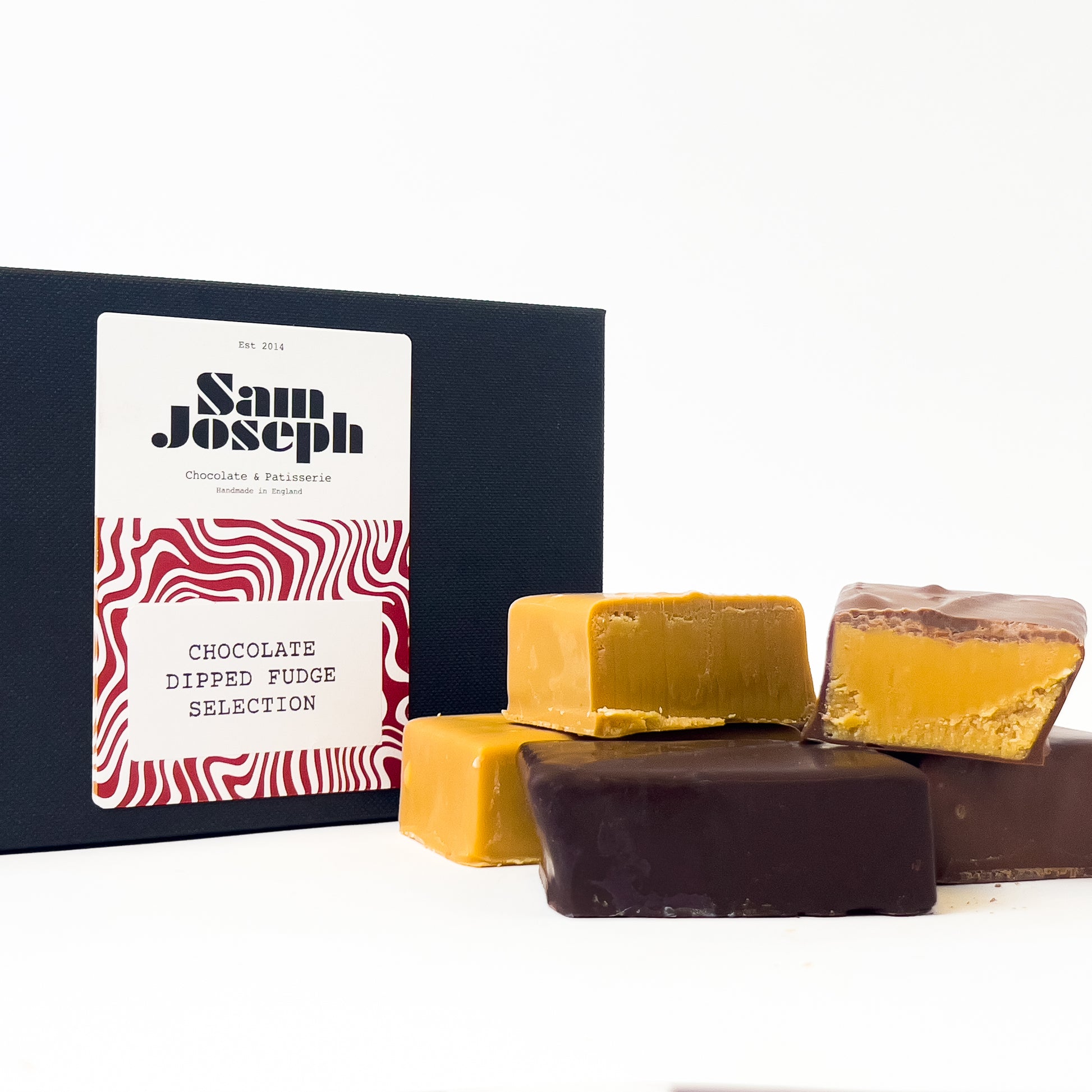 Chocolate dipped fudge selection | Sam Joseph Chocolates | Luxury Chocolates Online  Sam Joseph Chocolates