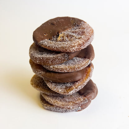 Milk chocolate candied orange slices