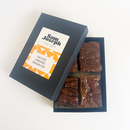 Salted caramel brownies