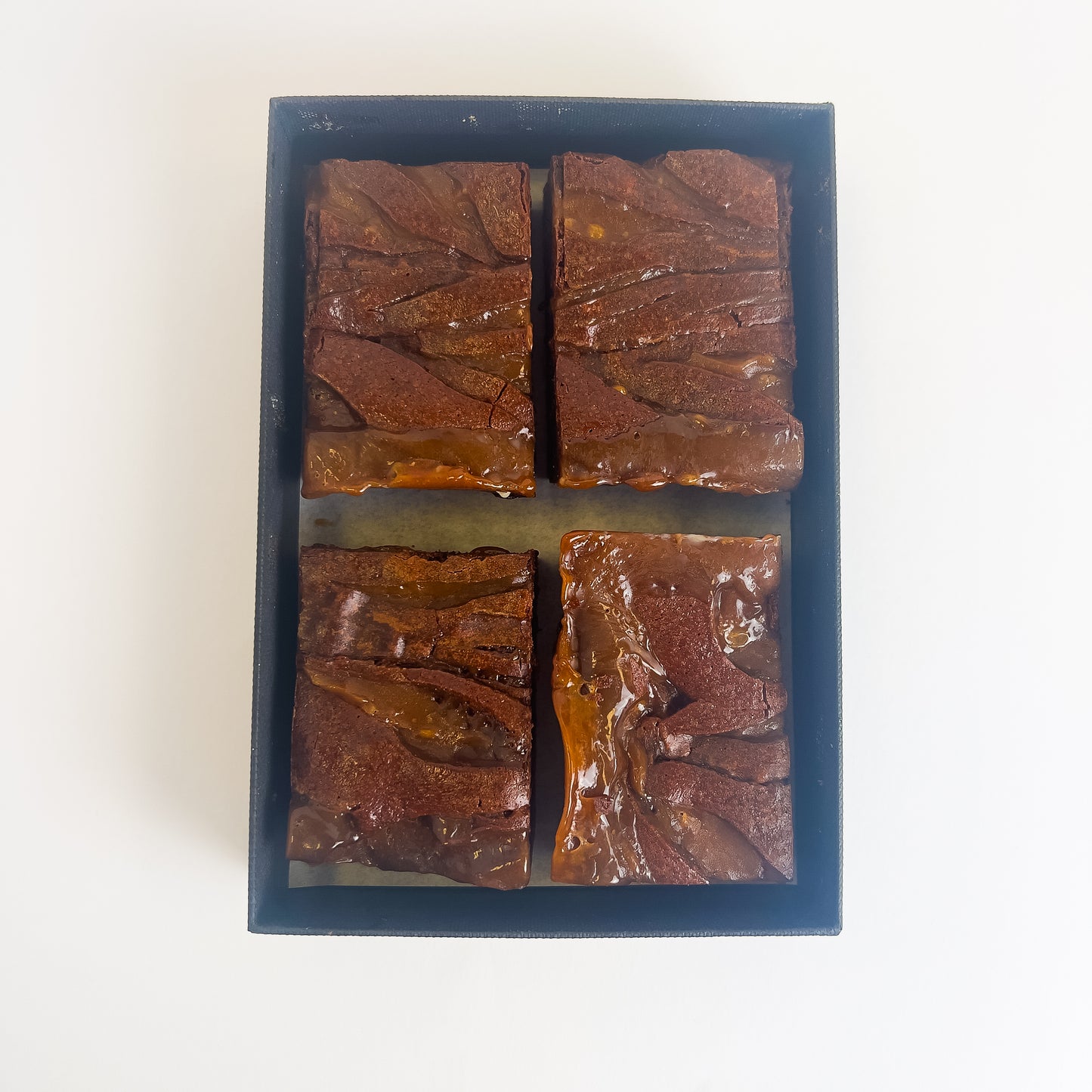 Salted caramel brownies
