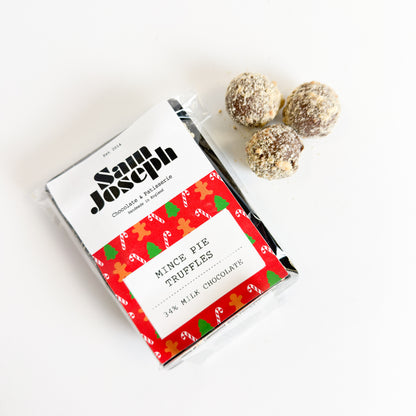 Mince pie truffles | Sam Joseph Chocolates | Luxury Chocolates Online  Sam Joseph Chocolates