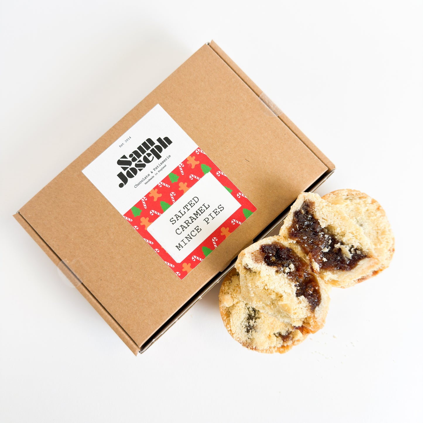 Salted caramel mince pies | Sam Joseph Chocolates | Luxury Chocolates Online  Sam Joseph Chocolates