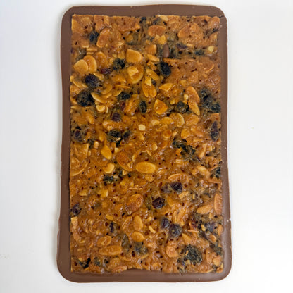 Florentine & milk chocolate slab