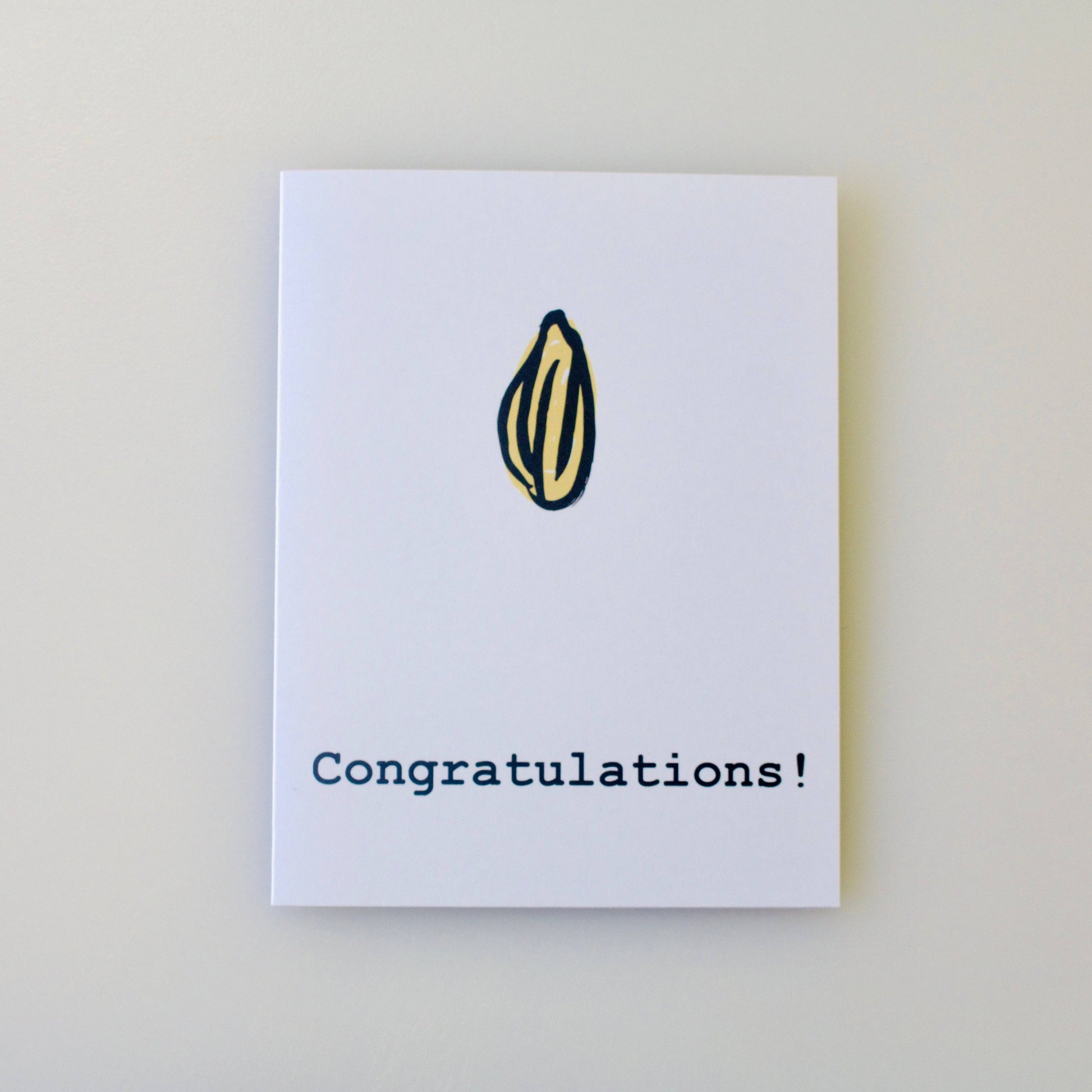 Congratulations card - Sam Joseph chocolates