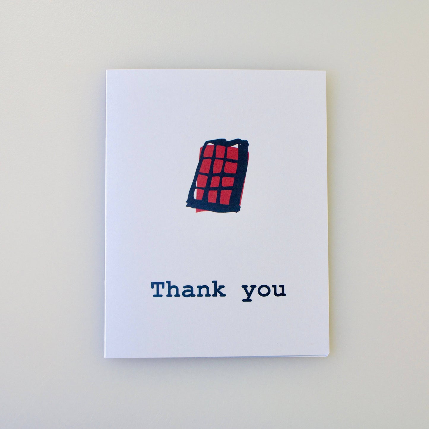 Thank you card - Sam Joseph chocolates
